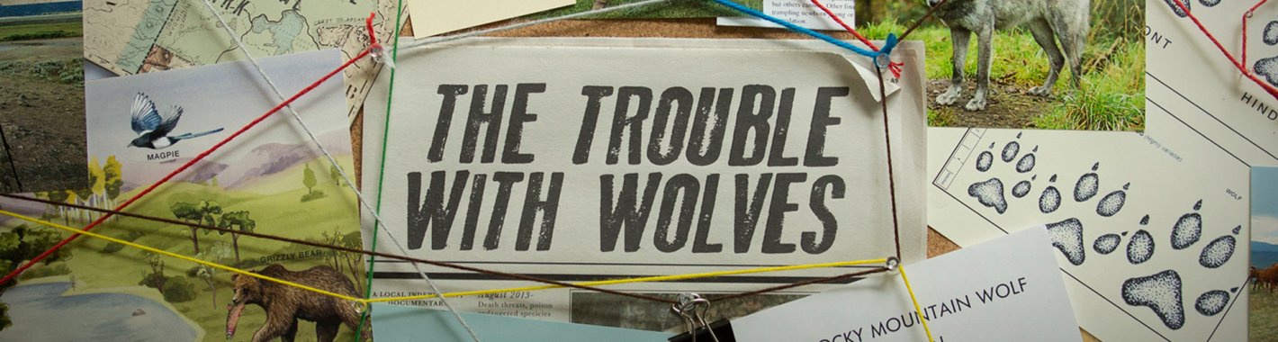 The Trouble With Wolves Header Background